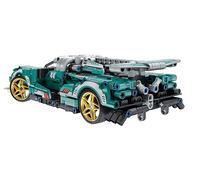iM.Master STEM Academy: Mechanical Master - R/C Super Car - Vert 450 pièces - Véhicule modèle de briques avec télécommande 2,4 G, ensemble d'activités de blocs de construction