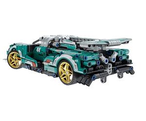 iM.Master STEM Academy: Mechanical Master - R/C Super Car - Vert 450 pièces - Véhicule modèle de briques avec télécommande 2,4 G, ensemble d'activités de blocs de construction