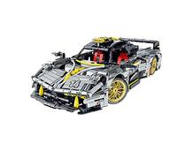 iM.Master Supercar Gris - Maquette de voiture Technic - Réplique réaliste - Blocs de construction adultes et enfants - 1237 pièces - Échelle 1:14 - Jeux éducatifs Stem - Maquette à construire