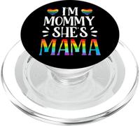 I'm Mommy Mama Matching Couple LGBT Gay Lesbian Rainbow PopSockets PopGrip pour MagSafe