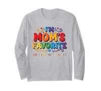 I'm Mom's Favorite She Told Me Not to Tell You Mothers Manche Longue