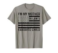 I'm My Mother in Law's Favorite Child American Flag USA T-Shirt