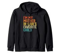 I'm My Mother in Law's Favorite Child Rétro Sweat à Capuche