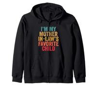 I'm My Mother in Law's Favorite Child Rétro Sweat à Capuche