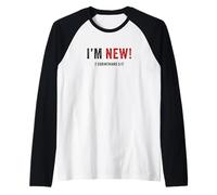 I'M NEW - Christian Faith Baptism Verse 2 Corinthians 5:17 Manche Raglan