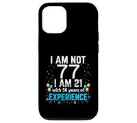I'm Not 77th Birthday Funny 77 Years Old Joke Bday Humour Coque pour iPhone 12/12 Pro