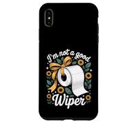 I'm Not A Good Wiper Funny Adult Humor New Dad Mom Promoted Coque pour iPhone XS Max