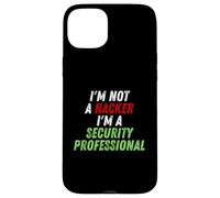 Im Not A Hacker Im A Security Professional OPSEC Cyber Humor Coque pour iPhone 15 Plus