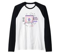 I'm Not A Human Pastel Bunny Spam Manche Raglan