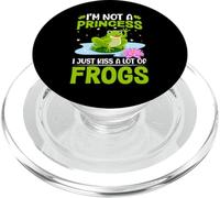 I'm Not A Princess I Just Kiss A Lot of Frogs PopSockets PopGrip pour MagSafe