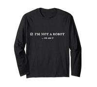 I'm Not a Robot. Prove Human by Captcha Funny Robotics AI Manche Longue