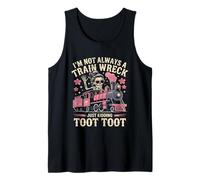 I'm Not Always A Train Wreck Just Kidding Funny Vintage Débardeur