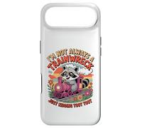 I'm Not Always a Trainwreck Just Kidding Toot Toot Raton Laveur Coque pour iPhone Air