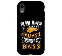 I'm Not Always Grumpy Sometimes I'm Playing The Bass Coque pour iPhone XR