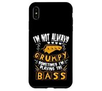 I'm Not Always Grumpy Sometimes I'm Playing The Bass Coque pour iPhone XS Max