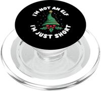 I'm Not an Elf I'm Just Short Funny Christmas for Boys Girls PopSockets PopGrip pour MagSafe