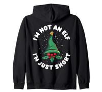 I'm Not an Elf I'm Just Short Funny Christmas for Boys Girls Sweat à Capuche