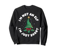 I'm Not an Elf I'm Just Short Funny Christmas for Boys Girls Sweatshirt