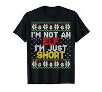 I'm Not an Elf I'm Just Short - Funny Ugly Christmas Humor T-Shirt