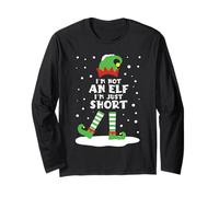 I'm Not an Elf Just Short Mignon Snowy Assorti Famille Noël Manche Longue