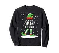 I'm Not an Elf Just Short Mignon Snowy Assorti Famille Noël Sweatshirt