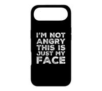 I'm Not Angry This is Just My Face Citations sarcastiques Amusantes Coque pour iPhone Air