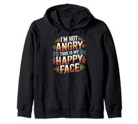 I'm Not Angry This is My Happy Face Emotion Mismatch - Sweat à Capuche
