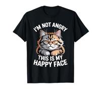 I'm Not Angry This is My Happy Face Emotion Mismatch T-Shirt