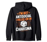 I'm Not Antisocial I Rolled Low On Charisma Gamer Sweat à Capuche