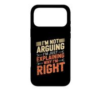 I'm Not Arguing I'm Just Expliing Why I'm Right Mechanic Coque pour iPhone 17 Pro Max