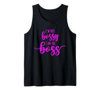 I'm Not Bossy I Am The Boss Succès Féminin Lady Girl Boss Débardeur