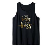 I'm Not Bossy I Am The Boss Succès Féminin Lady Girl Boss Débardeur