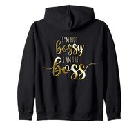 I'm Not Bossy I Am The Boss Succès Féminin Lady Girl Boss Sweat à Capuche