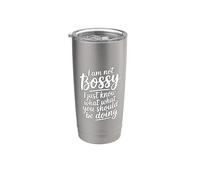 I'm Not Bossy I Just Know What You Should Be Doing Gobelet isotherme en acier inoxydable double paroi