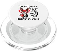 I'm Not Bossy I Just Know What You Should Be Doing PopSockets PopGrip pour MagSafe