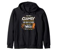 I'm Not Clumsy Citation Humour Sarcastique Drôle Dire Blague Meme Sweat à Capuche