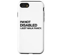 I'm Not Disabled I Just Walk Fancy White Cane Sensibilisation Day Coque pour iPhone SE (2020) / 7/8