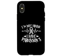 I'm Not Drunk I Have Parkinson 's Parkinson's Fighter Disease Coque pour iPhone X/XS