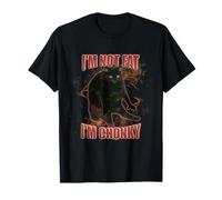 I'm Not Fat I'm Chonky Funny Cat Meme T-Shirt
