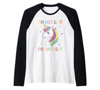 I'm Not Gay I'm Super Gay Gay Lesbien Transgenre LGBT Manche Raglan