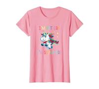 I'm Not Gay I'm Super Gay Pride Licorne LGBT T-Shirt, Femme, Rose, XL