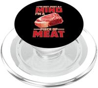 I'm Not Just A Mind I'm A Piece of Meat État d'esprit PopSockets PopGrip pour MagSafe