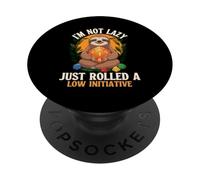 I'm Not Lazy Just Rolled A Low Initiative - Jeux de Table PopSockets PopGrip Adhésif