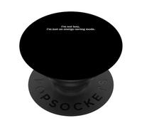 IM Not Lazy Juste en Mode ÉCONOMIE D'ÉNERGIE PopSockets PopGrip Adhésif