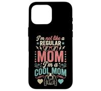I'm Not Like A Regular Mom I'm A Cool Mom Retro Edgy Coque pour iPhone 16 Pro Max