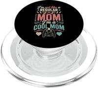 I'm Not Like A Regular Mom I'm A Cool Mom Retro Edgy PopSockets PopGrip pour MagSafe