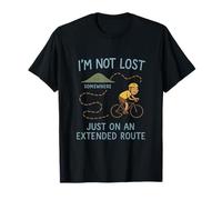 Im Not Lost Extended Route Cycling Humour Novelty T-Shirt