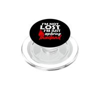 I'm Not Lost I'm Just Exploring Thailand Travel Enthusiast PopSockets PopGrip pour MagSafe