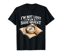 I'm Not Lost I'm on A Side Quest Blague de Joueur Nerd - T-Shirt