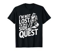 I'm Not Lost I'm on A Side Quest Blague de Nerd de Joueur T-Shirt